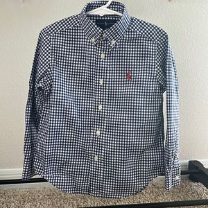 Boys Polo Ralph Lauren Lids Polo Shirt 4T Stylish Kids square striped shirt